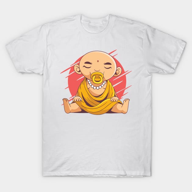 Baby Buddha T-Shirt by lordambyar